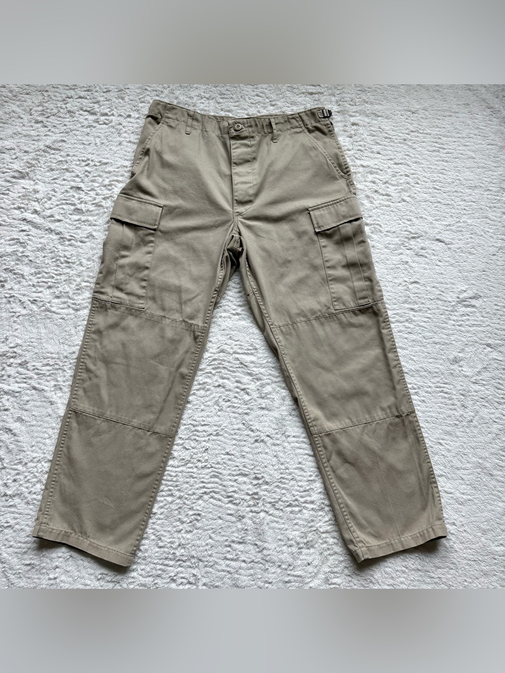 Y2K Propper Cargo Tactical Pants Mens M Khaki Beige Military Combat Army Cotton